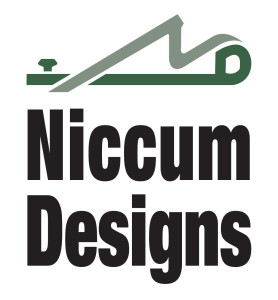 niccum designs truckee tahoe cabinet maker logo